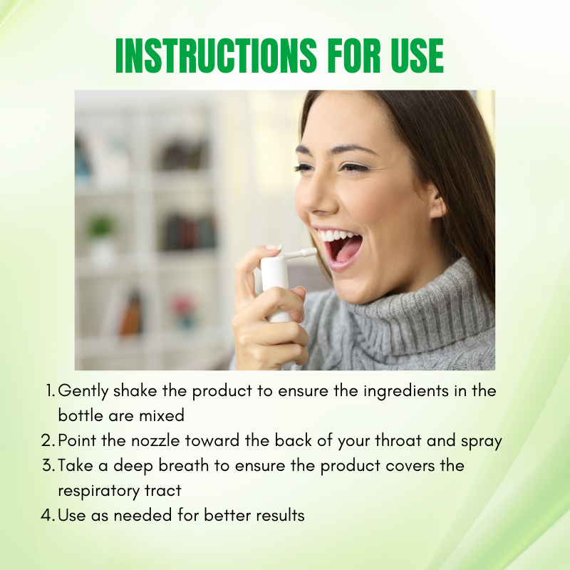 Biancat® RespiPure Herbal Lung Detox Spray.