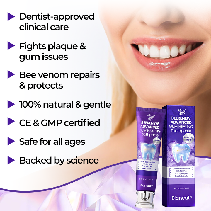 Biancat® BeeRenew Advanced Gum Healing Toothpaste.