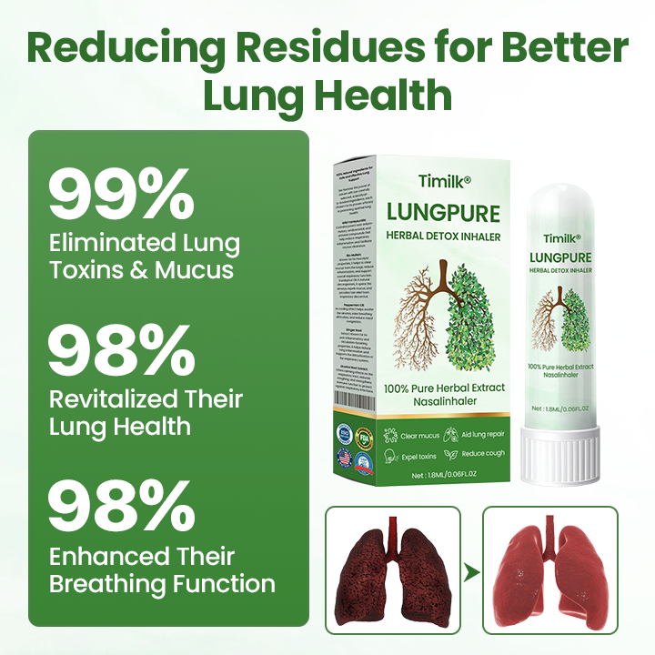 Timilk® LungPure Herbal Detox Inhaler.