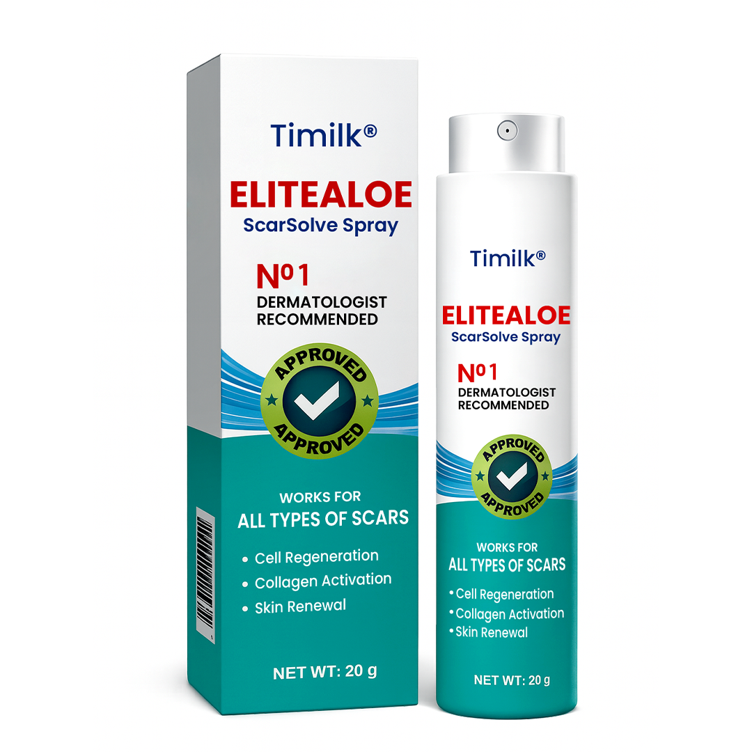 Timilk® EliteAloe ScarSolve Spray.