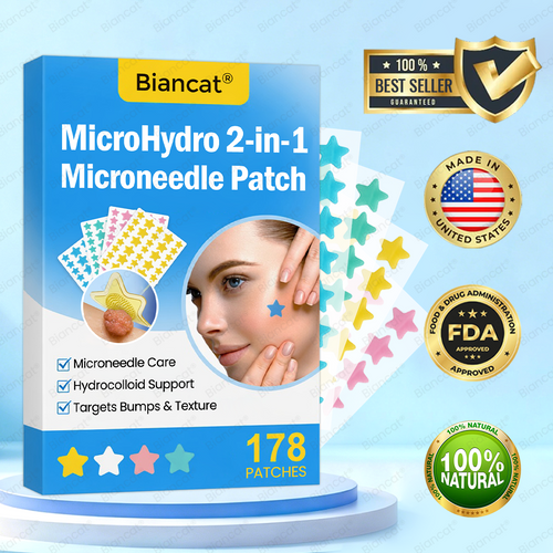Biancat® MicroHydro 2-in-1 Microneedle Patch.