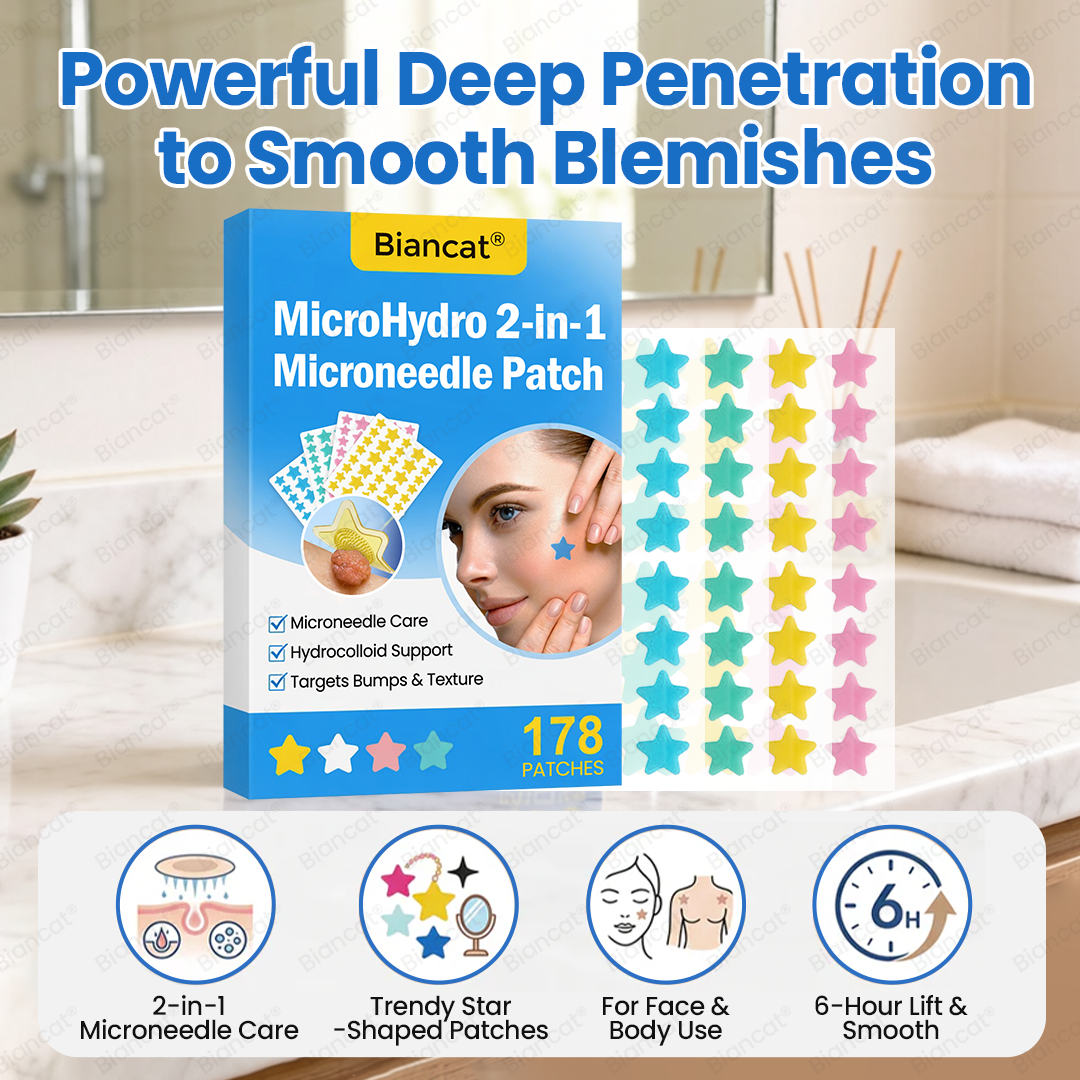 Biancat® MicroHydro 2-in-1 Microneedle Patch.