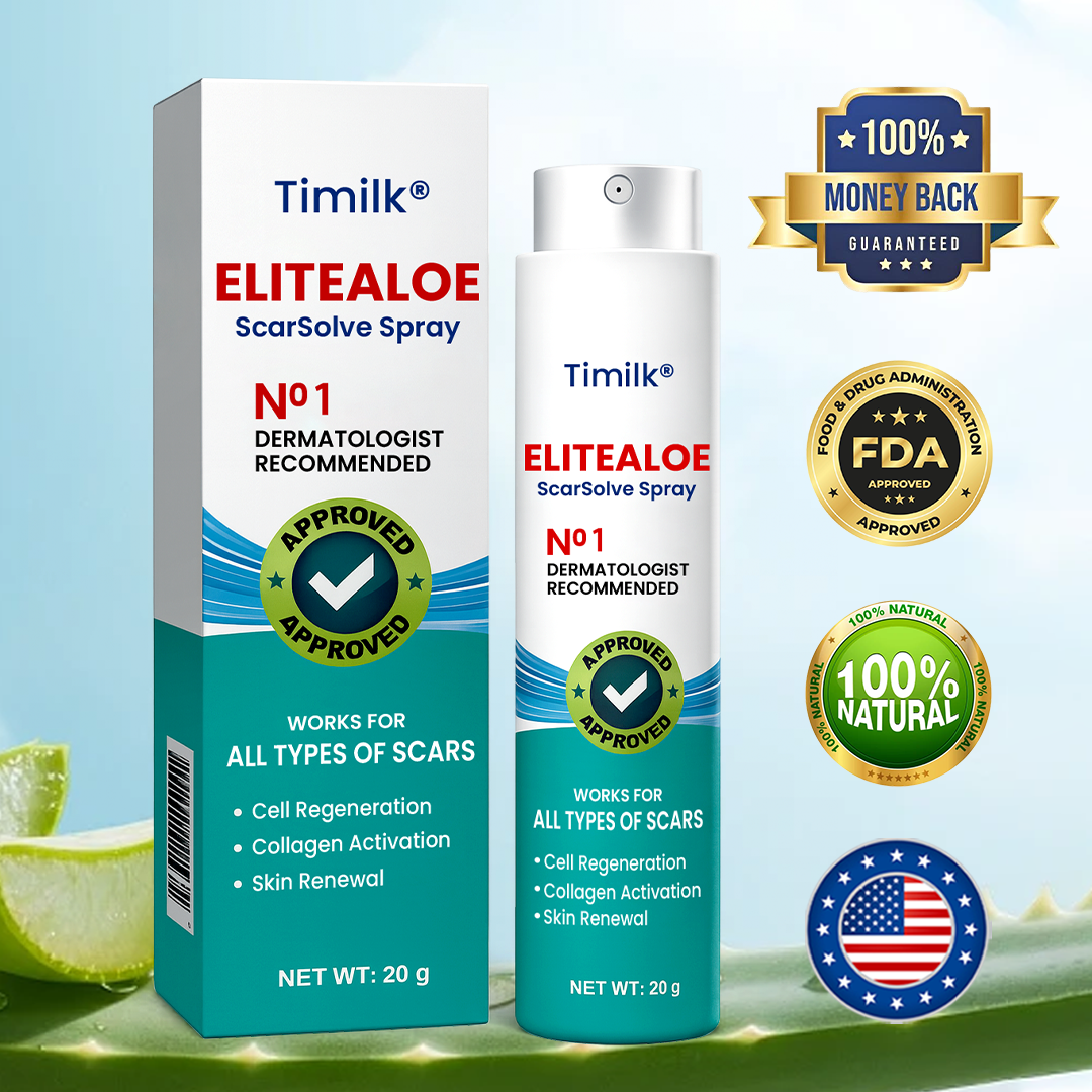 Timilk® EliteAloe ScarSolve Spray.