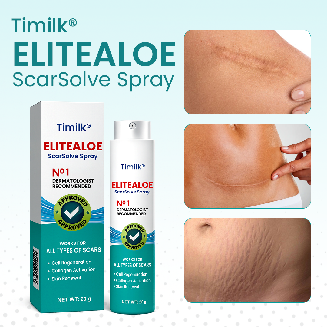 Timilk® EliteAloe ScarSolve Spray.