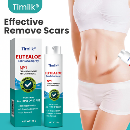 Timilk® EliteAloe ScarSolve Spray.