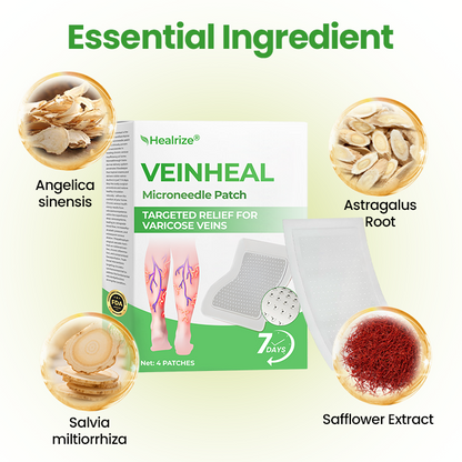 Healrize® VeinHeal Microneedle Patch.